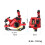 Red xtech oil brake for refitting Xiaomi Pro Pro2 scooter 7