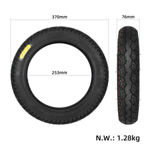 Ulip 14*2.5/66-254 tubeless tire 1