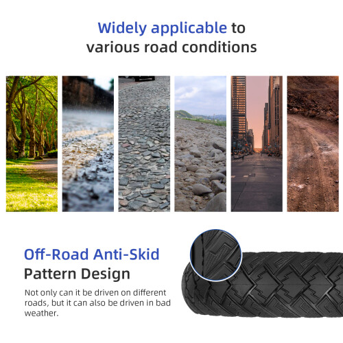 Black Ulip 200*50(8.0*2.0) off-road solid tire with 90mm inner diameter 2