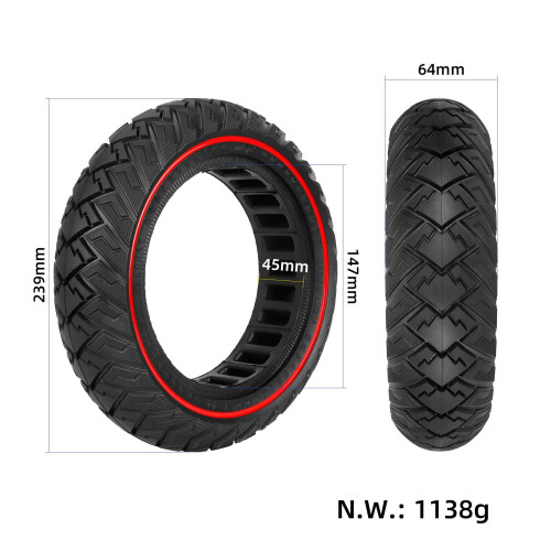 Ulip 250*64 off-road solid tire with red circle 1