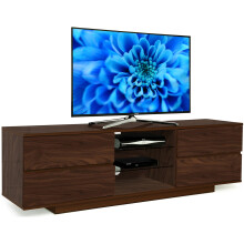 Centurion Supports AVITUS Walnut with 4-Walnut Drawers for 32"-65" LED/OLED/LCD TV Cabinet - Fully Assembled