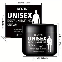 (50g) 50g Black Can Hair Removal Cream For Men, Including Peach, Argin Gentle Hair Removal, Spring And Summer Hair Removal Care