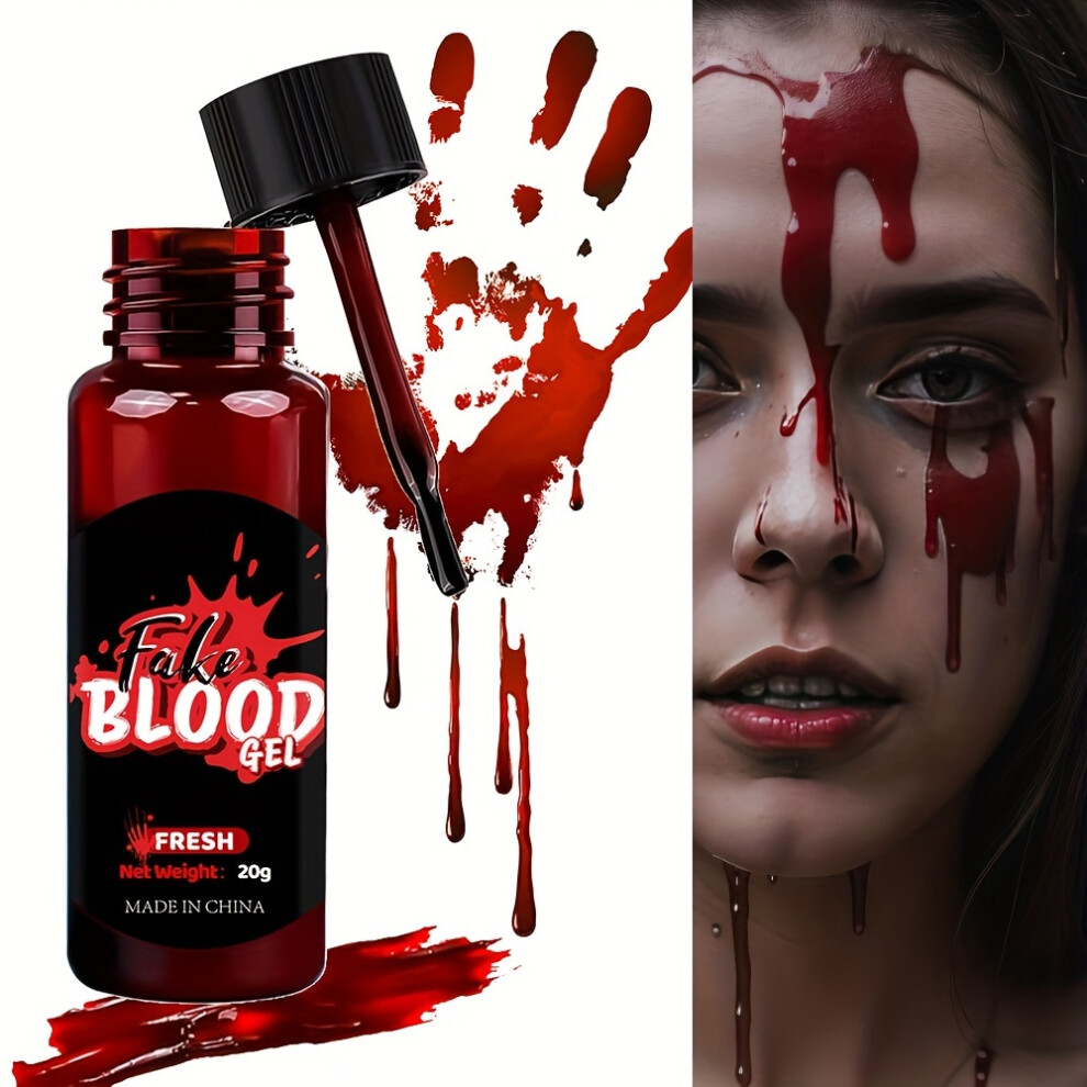 Yetp Star (Fresh) Washable Fake Blood Makeup With Brush - Perfect For Vampires, Zombies, Clowns & Cosplay Not,Specified