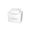 NES Home Nes Home 600mm Wall Hung White Vanity, Worktop & Square Rounded Corner Basin 6
