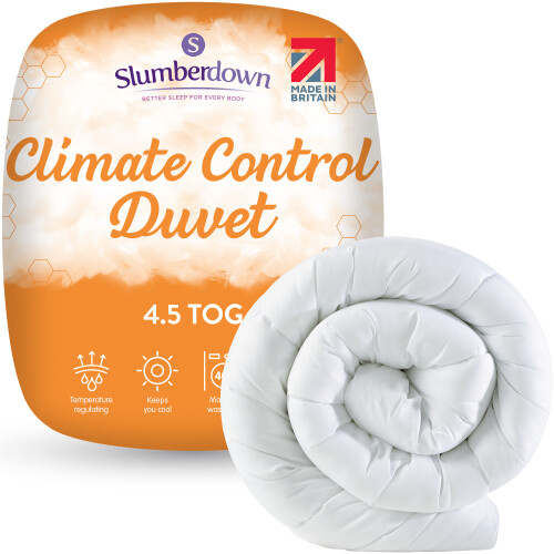 Slumberdown (4.5 Tog, Double) Slumberdown Climate Control Duvet UK Made