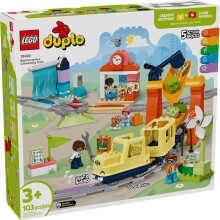 LEGO DUPLO La mia città 10428 Il grande treno comunitario interattivo - Giocattoli di sviluppo 3 anni