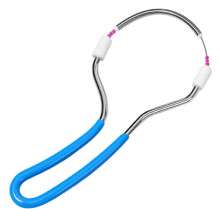(Bleu)Ressort d'épilation faciale portable - doux, efficace pour tous les types de peau, ne nécessite pas de piles