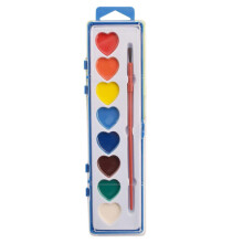 (D)Watercolor 8 Bright Colors Paint Set Safe Vibrant Colors Powder Paints for Home School (aquarelle 8 couleurs vives pour la maison et l'école)
