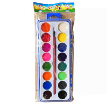 Aquarelle 8 couleurs vives Set de peinture en poudre pour la maison et l'école