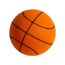 (21cm,Orange)2025 Basket-ball silencieux - Ballon en mousse pour entraÃnement et activitÃs d'intÃrieur - IdÃal pour divers sports d'intÃrieur