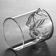 (300ML)Verre à Whisky de Montagne Japonais 200/300ML Verre Transparent Multipurpose Bar Party Drinkware