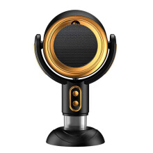 (Charging,Gold)Ventilateur purificateur de fumée portable, filtre à fumée compact, purificateur d'air pour fumeurs