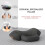 (Dual,Space Gray)Callixe thera Pillow, Callixe Neck Pillow, Cervical massage traction Bed Back 3