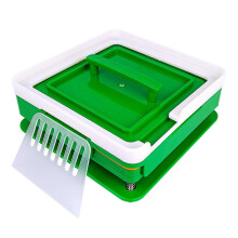 Machine manuelle de remplissage de gélules (verte) 100 trous Outil de remplissage de gélules de vitamines et de poudre pour usage domestique