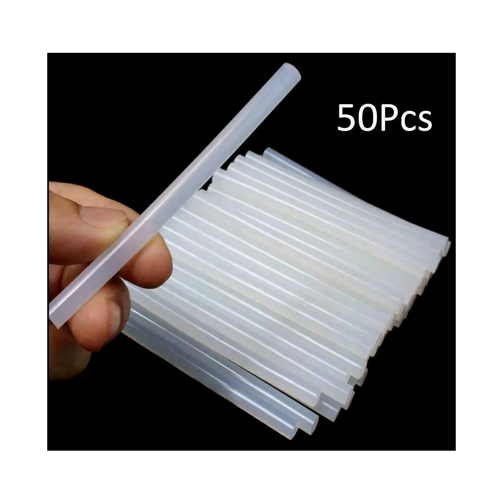 50PCS HOT MELT GLUE STICKS FOR ELECTRIC GUN CRAFT TOOL 7MM*100MM