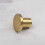 Round Brass Cabinet Knob Gold Circular Disc Pull 25mm 4