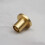 Round Brass Cabinet Knob Gold Circular Disc Pull 25mm 6