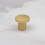 Round Brass Cabinet Knob Gold Circular Disc Pull 25mm 2