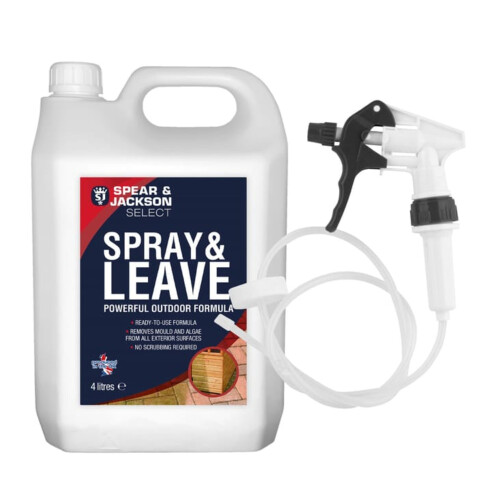 4L Spray & Leave with Long Hose Trigger Ready to Use Path Patio Decking Cleaner