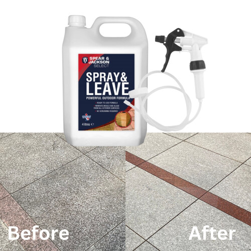 4L Spray & Leave with Long Hose Trigger Ready to Use Path Patio Decking Cleaner 2