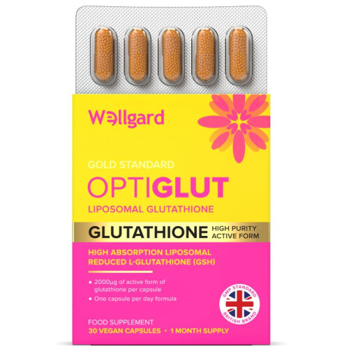 Wellgard Optiglut 2000µg Liposomal Glutathione GSH