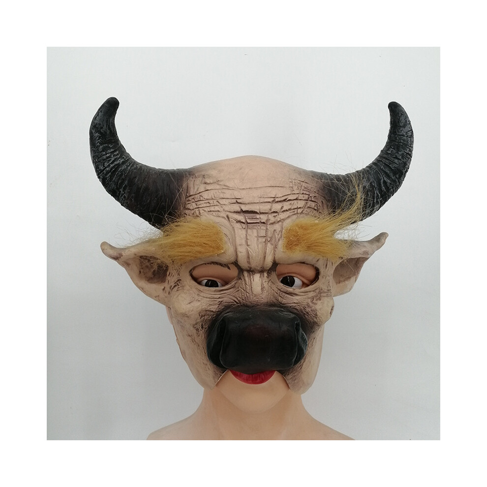 (Black) Wukong Black Myth Bull Demon King Masks Make Up Costume Prop Halloween Cosplay-image-OPC-PGJJNTJ-NEW
