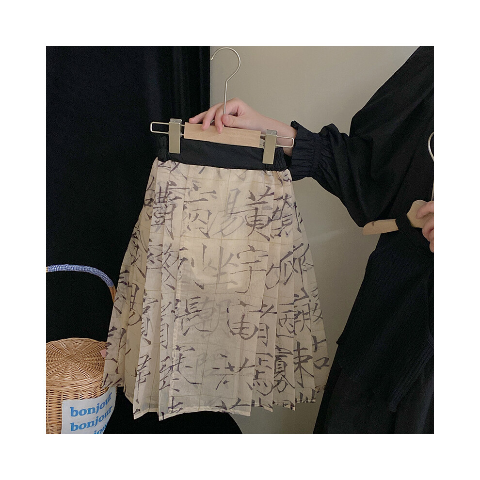 (Skirt, 130cm) Chinese Elegant Sleeveless Inspired Dress Set For Girls Featuring Summer And Style Comfort-image-OPC-PGJJQZX-NEW