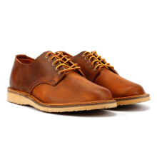 (Grey, 5 (Adults')) Red Wing Shoes Weekender Oxford Rough & Tough Leather Men's Copper Lace-Up Shoes