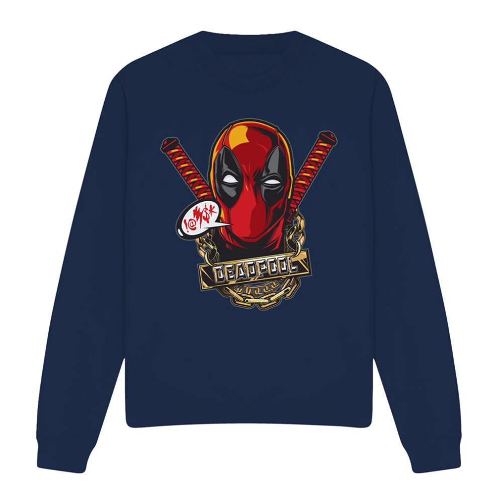Deadpool Unisex Adult Gangster Sweatshirt