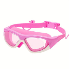 (Rose Red) [Waterproof Goggles] Youngsters' Wide-Frame HD Swimming Goggles | 1pc | Polycarbonate | Waterproof & Anti-Fog