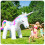 (As shown) 6FT Large Inflatable Unicorn Sprinkler 1