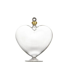 (1000ml) Exquisite Fashion 1000ml Heart-Shaped Wine Bottle Sealed Whiskey Vodka Sake Shochu Decanter Decoration