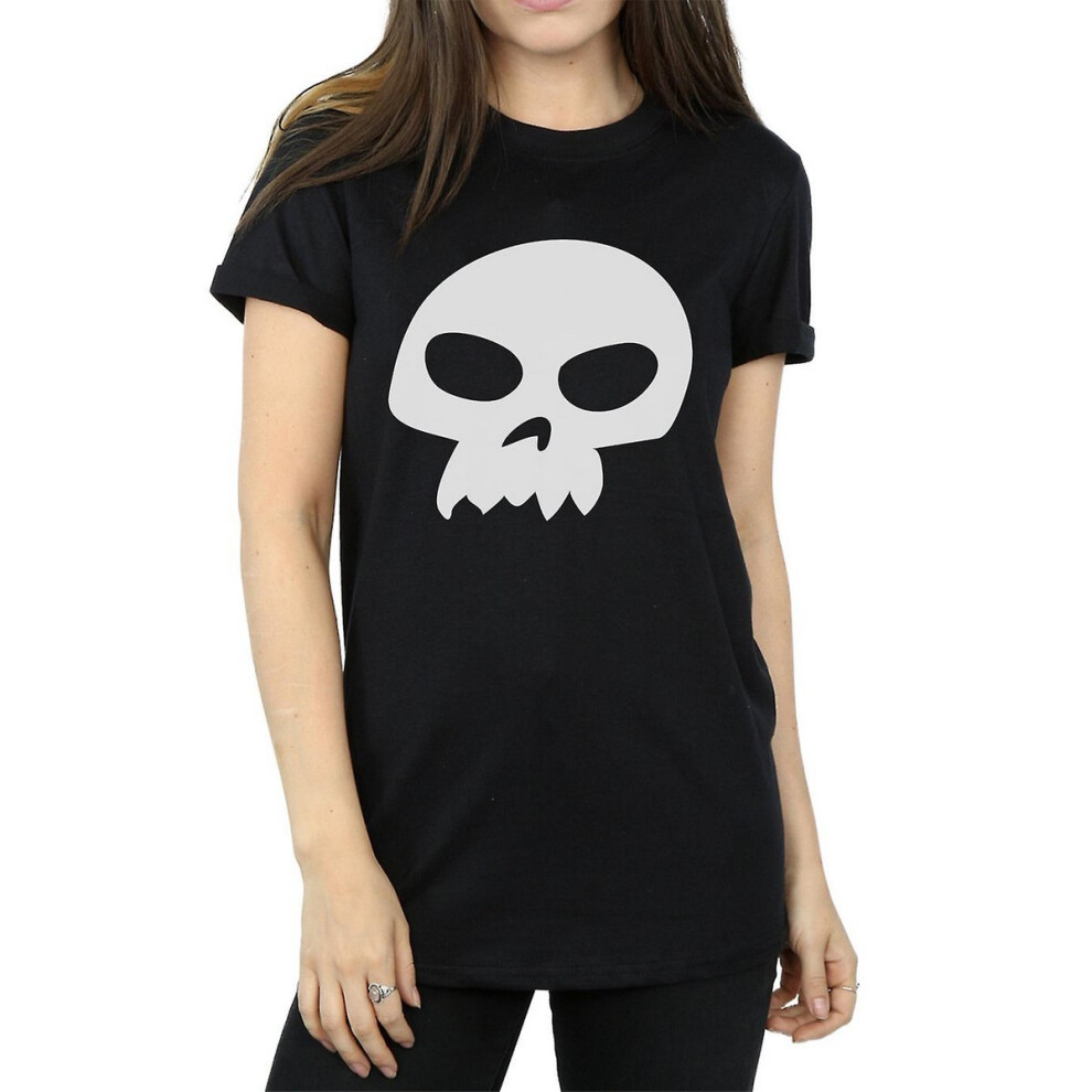 (3XL, Black) Toy Story Womens/Ladies Sid's Skull Cotton Boyfriend T-Shirt