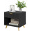 Homcom HOMCOM Small Table With Drawer, Open Compartment and Handle, Black 8