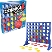 The Evergreen Game of Connect 4 Strategy Board Game, Easter Family Games, 2 Games for Kids Aged 6+, 4 in a Row