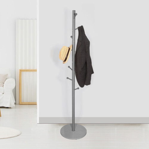 URBN Living (Grey) Coat Rack Tree Branch Hanger Stand Hooks MDF Base