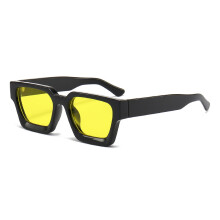 (07) New European and AmericanTrendy Oversized Square Sunglasses for Men and Women Thick Frame Fashion Eyewear