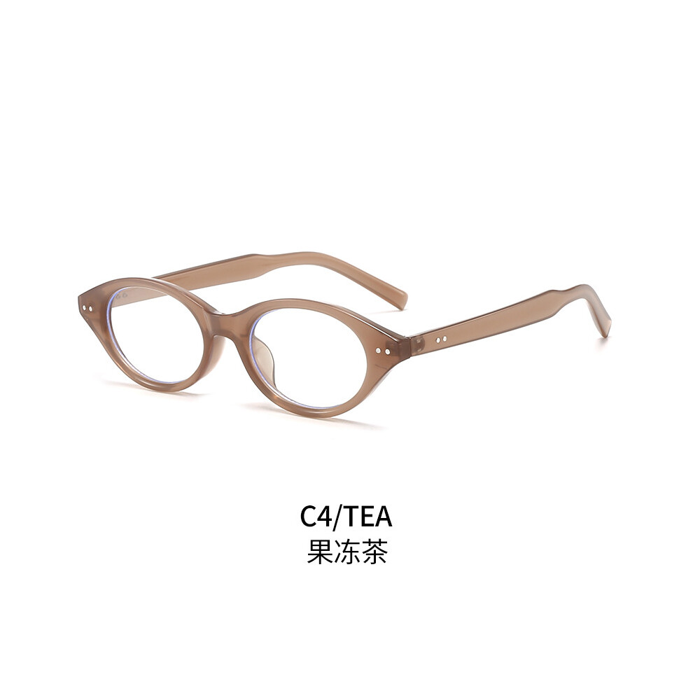 (C4) New Oval Blue Light Blocking Glasses for Women  Stylish Nerdy Frames  Prescription Ready Premium Quality Eyewear