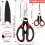 Heavy Duty Scissors for Kitchen Multi-Functional Utility Scissors-Red 4