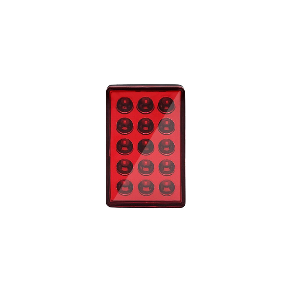 ( Shell) 12V Flash Car Led 3Rd Brake F1 Style 15 Led Rear 3Rd Third Strobe Red/Light 9369862565692