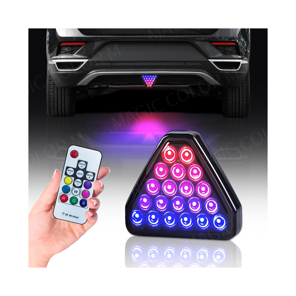 ( Case Lamp) Car Pilot Lights Rgb Strobe For F1 Style Motorcycle Triangle Rear Red/Light 9369862566347
