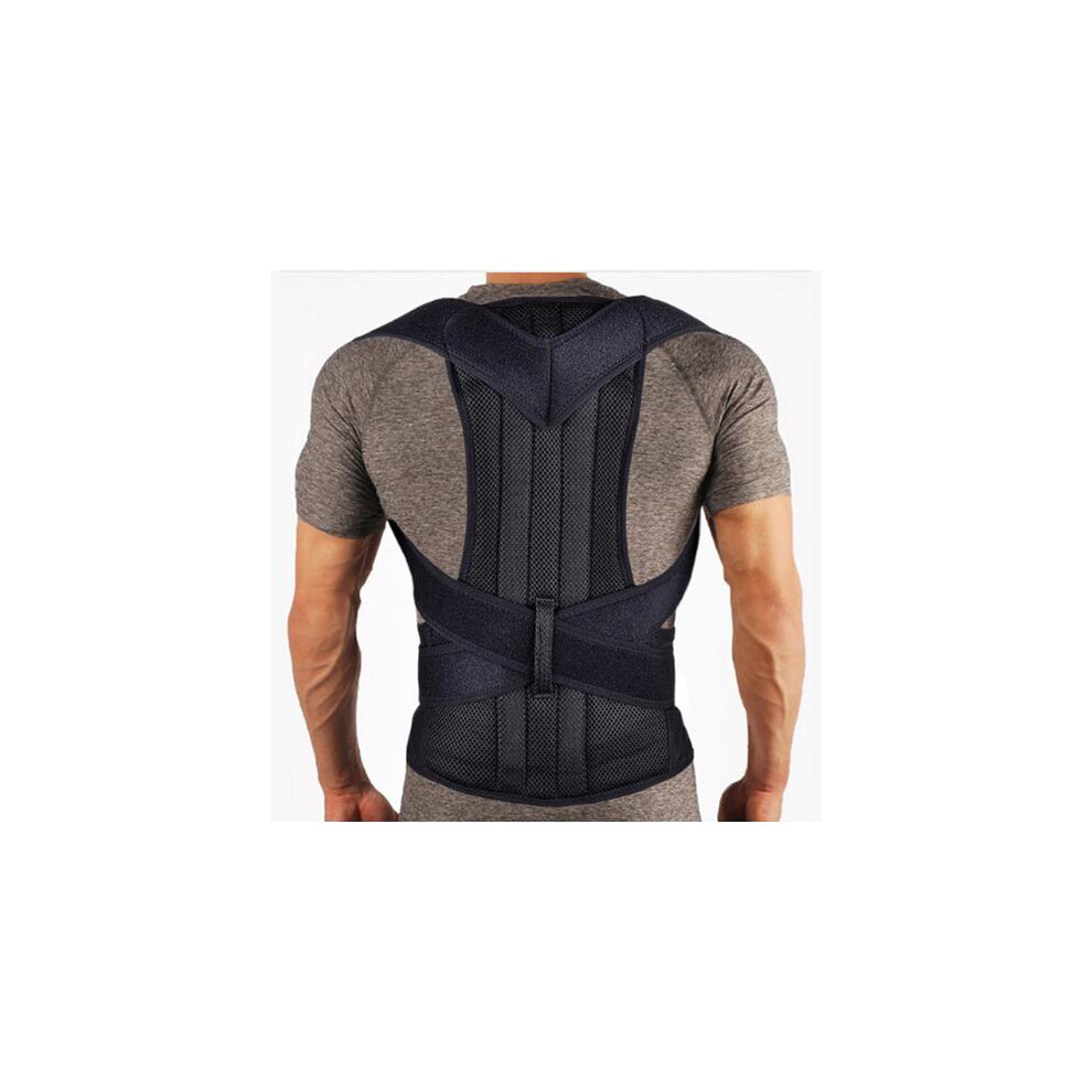 Maxpower Black (Xxl, ) Spine Back Corset Posture Correction Steel Straps Posture Corrector Back