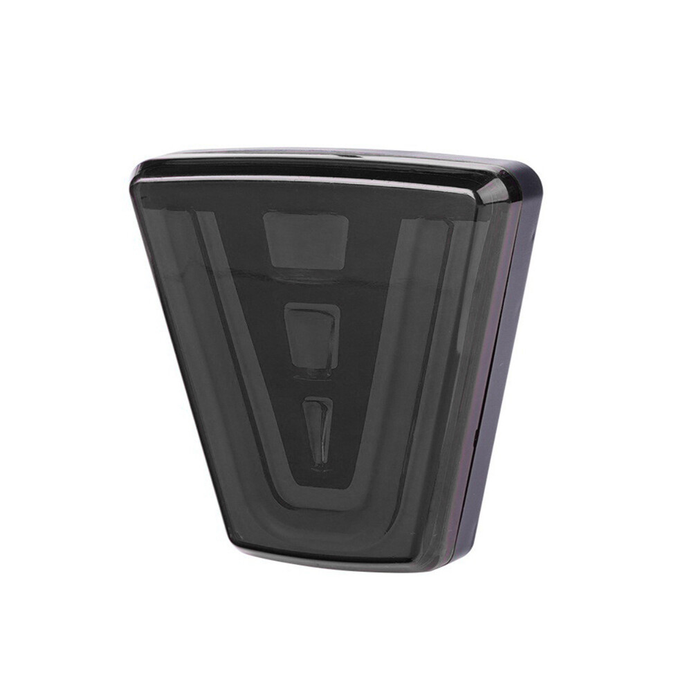 (A ) F1 Trapezium Style Car Pilot Stop Safety Lights Sporty Rear Third Black/Light 9369862565722