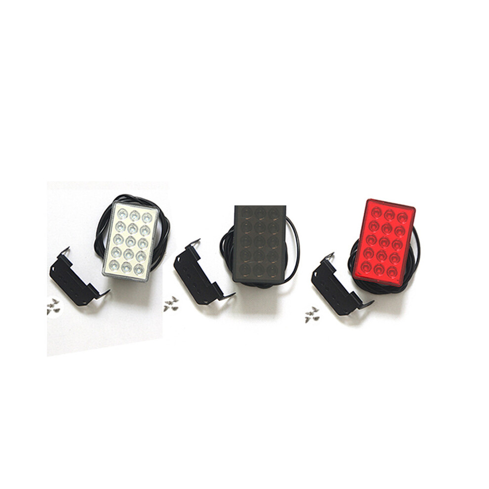 (Slow Flash And Flash, Rectangle) New Strobe F1 Style Led Brake Pilot Lights For Car Motorcycle Rear Tail 9369862566446