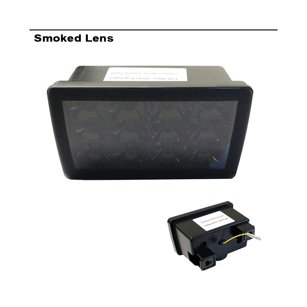 (Smoked Lens) 1PCS F1 LED Bar Style Rear Fog Lights Brake 4th brake Lamp For 2011-2021-image-OPC-PGJKF8Y-NEW