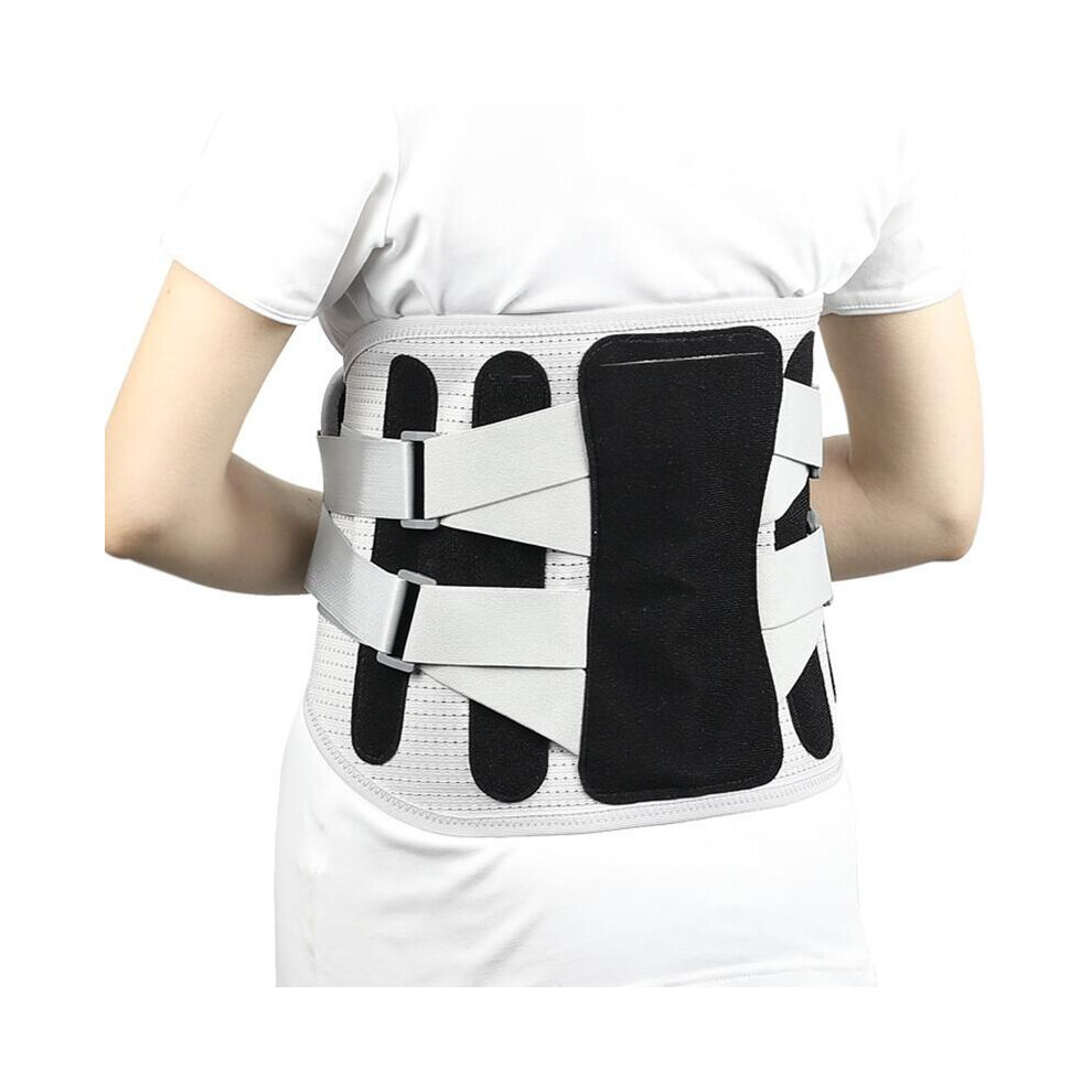 Maxpower Black (Xl, ) Newest Widen Steel Keel Waist Back Pain Brace Spine Support Lumbar Herniated