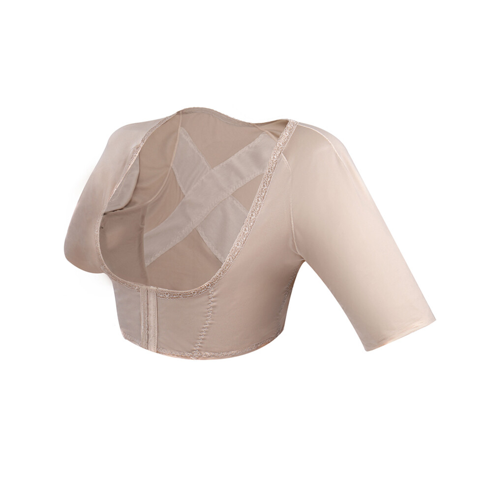 Maxpower Beige (Xxl, ) Upper Arm Shaper Post Surgical Slimmer Compression Sleeves Humpback Posture