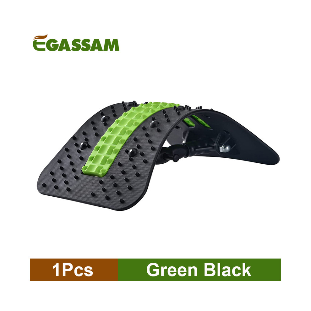 Maxpower Green/Black ( Black) Back Stretcher,6Thgeneration Upgraded Back Massager,Back Cracker For Lower