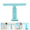 (Pink) Pupils' Sitting Posture Corrector Children's Correct Writing Posture Eye 2