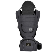 (All yards, Dark Gray) Baby Carrier Newborns to Toddler 7-45lbs All Seasons Foldable Baby Carriers